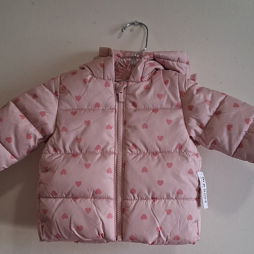 NWT OLD NAVY BABY GIRL WINTER JACKET SIZE 3-6 MONTHS